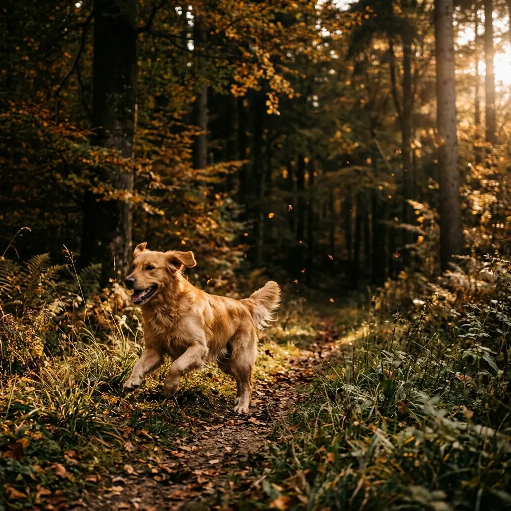Hund in der Natur — BabaFuchs ist beim Fachhändler erhältlich